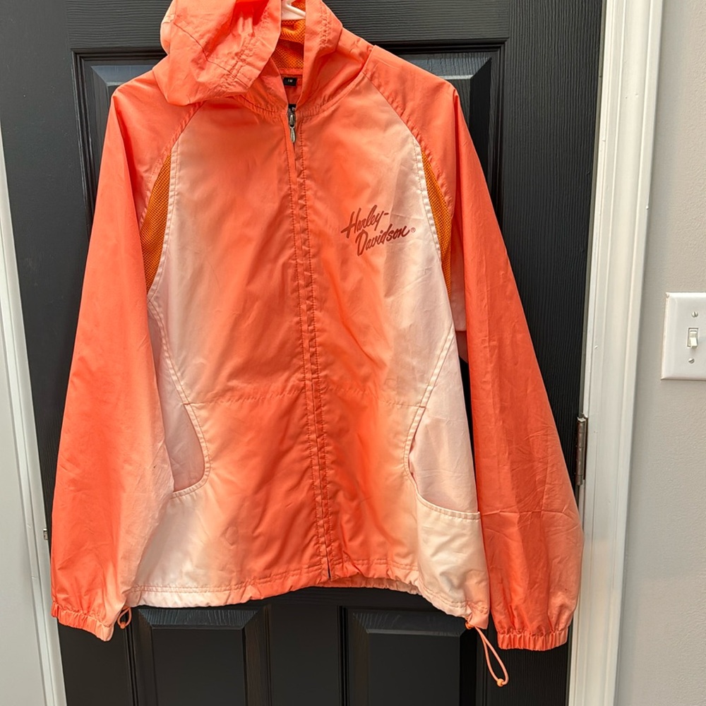 Women’s Harley Davidson windbreaker only worn once size 1 W